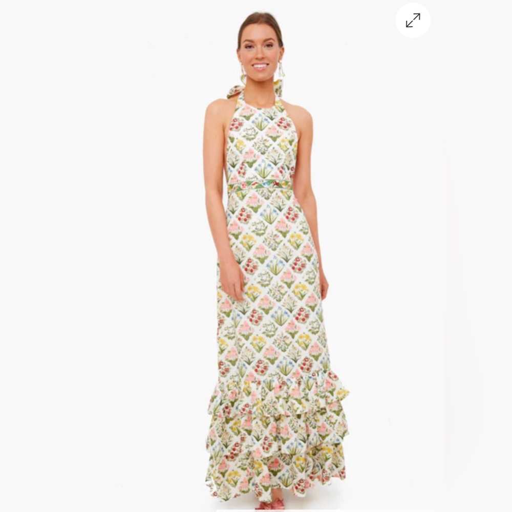AGUA BY AGUA BENDITA

Hand Embroidered Magdalena Magnolia Dress